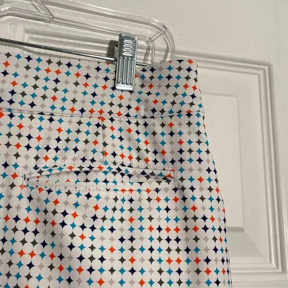 Peter Millar Women's Performance Alice Petal Hem White Multi color Golf Skort M - Picture 6 of 11